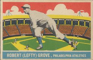 1933 DeLong Gum (R333) #23 Lefty Grove Front
