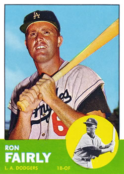 1963 Topps #105 Ron Fairly Front