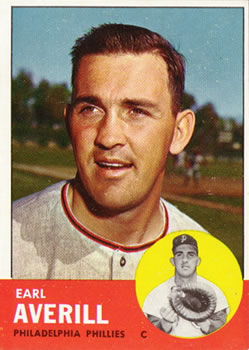 1963 Topps #139 Earl Averill Front