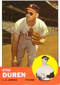 1963 Topps #17 Ryne Duren Front