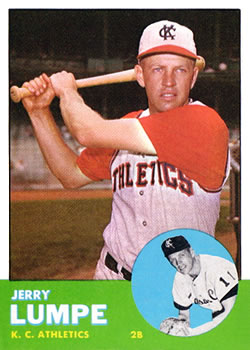 1963 Topps #256 Jerry Lumpe Front