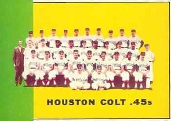 1963 Topps #312 Houston Colt .45s Front