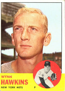 1963 Topps #334 Wynn Hawkins Front