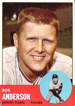 1963 Topps #379 Bob Anderson Front