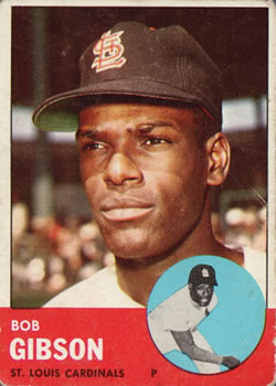 1963 Topps #415 Bob Gibson Front