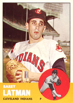 1963 Topps #426 Barry Latman Front