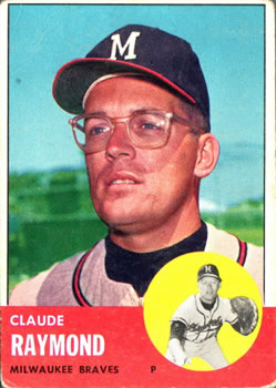 1963 Topps #519 Claude Raymond Front