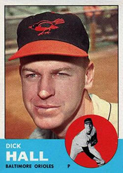1963 Topps #526 Dick Hall Front