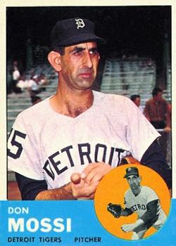 1963 Topps #530 Don Mossi Front