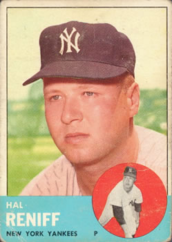 1963 Topps #546 Hal Reniff Front