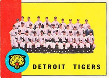 1963 Topps #552 Detroit Tigers Front