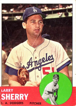 1963 Topps #565 Larry Sherry Front