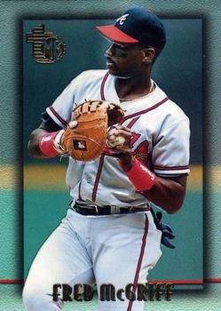 1995 Topps Embossed #127 Fred McGriff Front