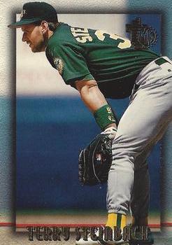 1995 Topps Embossed #135 Terry Steinbach Front