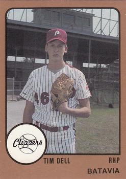 1988 ProCards #1674 Tim Dell Front