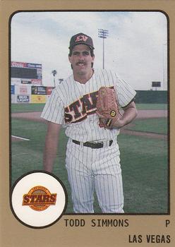 1988 ProCards #240 Todd Simmons Front