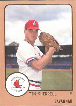 1988 ProCards #334 Tim Sherrill Front