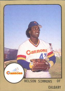 1988 ProCards #802 Nelson Simmons Front