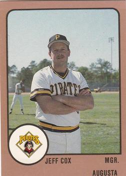 1988 ProCards #382 Jeff Cox Front