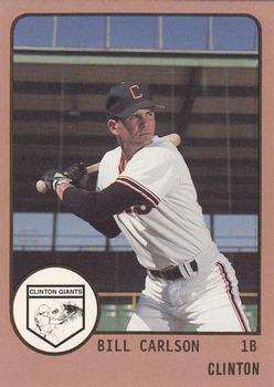 1988 ProCards #700 Bill Carlson Front