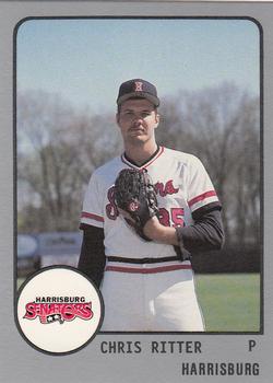 1988 ProCards #845 Chris Ritter Front