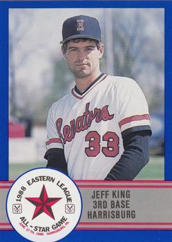 1988 ProCards Eastern League All-Stars #E-16 Jeff King Front