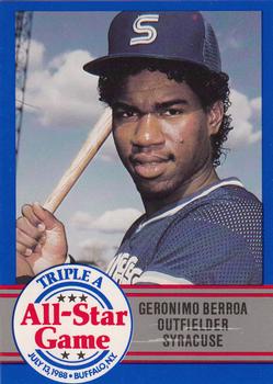 1988 ProCards Triple A All-Stars #36 Geronimo Berroa Front