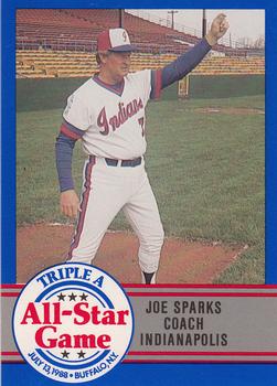 1988 ProCards Triple A All-Stars #50 Joe Sparks Front