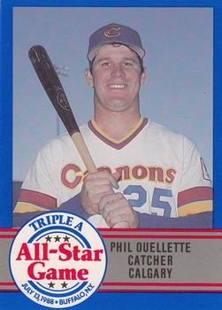1988 ProCards Triple A All-Stars #7 Phil Ouellette Front
