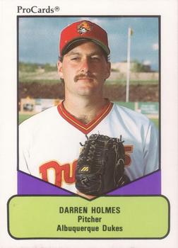 1990 ProCards AAA #60 Darren Holmes Front