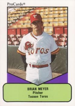 1990 ProCards AAA #192 Brian Meyer Front