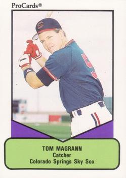 1990 ProCards AAA #221 Tom Magrann Front