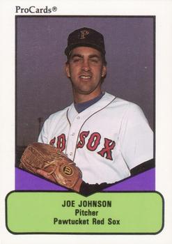 1990 ProCards AAA #430 Joe Johnson Front