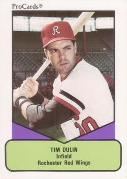 1990 ProCards AAA #465 Tim Dulin Front