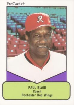 1990 ProCards AAA #479 Paul Blair Front