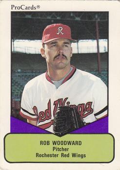 1990 ProCards AAA #460 Rob Woodward Front