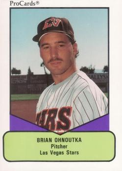 1990 ProCards AAA #7 Brian Ohnoutka Front