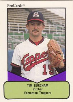 1990 ProCards AAA #87 Tim Burcham Front