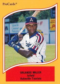 1990 ProCards A and AA #101 Orlando Miller Front