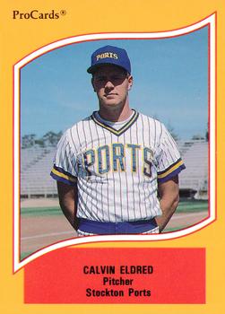 1990 ProCards A and AA #138 Cal Eldred Front