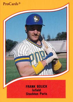 1990 ProCards A and AA #152 Frank Bolick Front