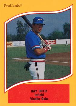 1990 ProCards A and AA #153 Ray Ortiz Front