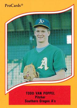 1990 ProCards A and AA #160 Todd Van Poppel Front