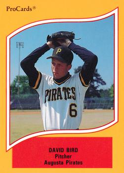 1990 ProCards A and AA #75 David Bird Front