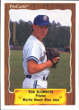 1990 ProCards #2768 Rob Blumberg Front