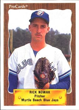 1990 ProCards #2774 Rick Nowak Front