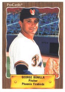 1990 ProCards #2 George Bonilla Front