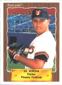 1990 ProCards #6 Gil Heredia Front
