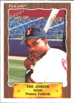 1990 ProCards #19 Erik Johnson Front