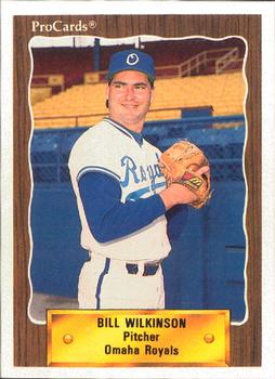1990 ProCards #67 Bill Wilkinson Front